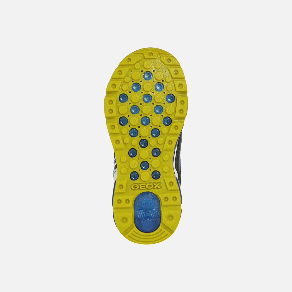 Geox Erkek Çocuk Spor Ayakkabı Lacivert/Yeşil - Android - KZA-694801